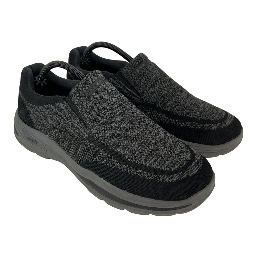 Skechers Arch Fit Shoes Mens Size 10 Motley Atlee Slip On Walking Sneakers